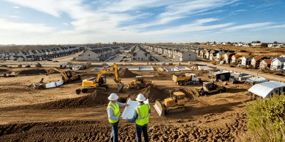 Geotechnical investigations for subdivisions and superlots — service illustration
